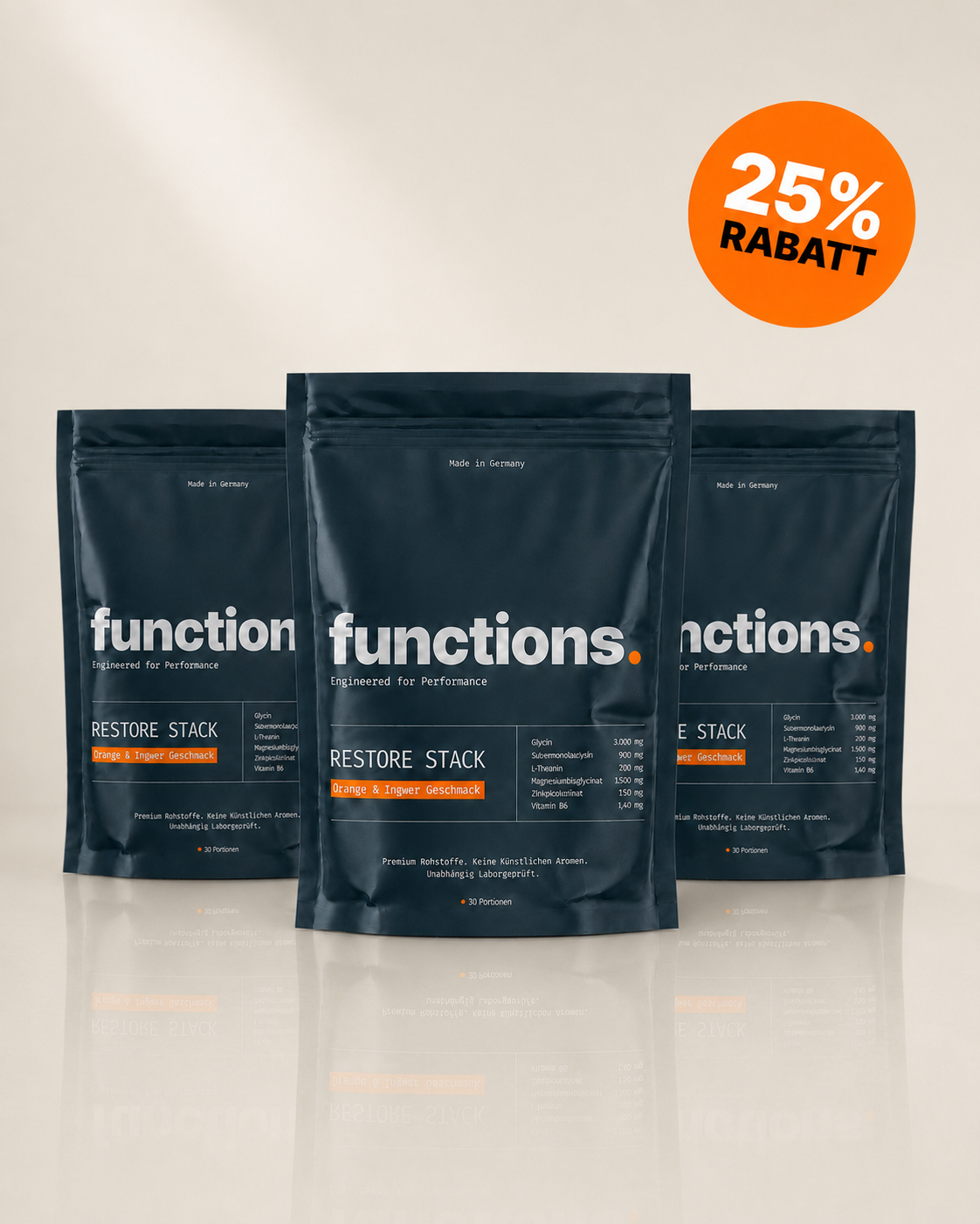 functions. RESTORE 90-Nächte-Set